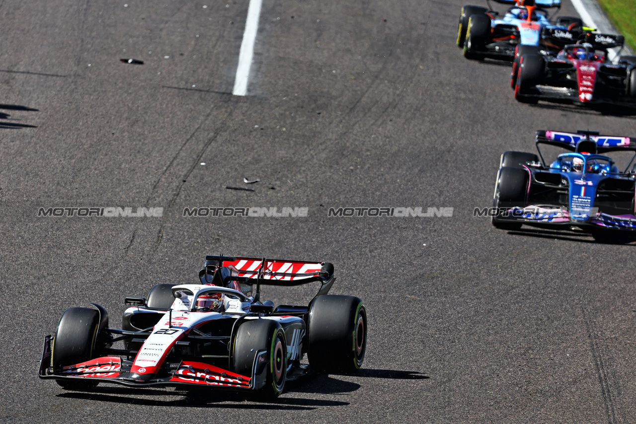 GP GIAPPONE, Kevin Magnussen (DEN) Haas VF-23.

24.09.2023. Formula 1 World Championship, Rd 17, Japanese Grand Prix, Suzuka, Japan, Gara Day.

- www.xpbimages.com, EMail: requests@xpbimages.com © Copyright: Batchelor / XPB Images