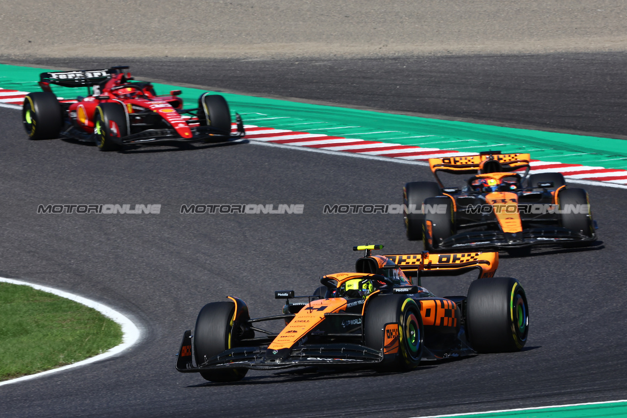 GP GIAPPONE, Lando Norris (GBR) McLaren MCL60.

24.09.2023. Formula 1 World Championship, Rd 17, Japanese Grand Prix, Suzuka, Japan, Gara Day.

- www.xpbimages.com, EMail: requests@xpbimages.com © Copyright: Charniaux / XPB Images