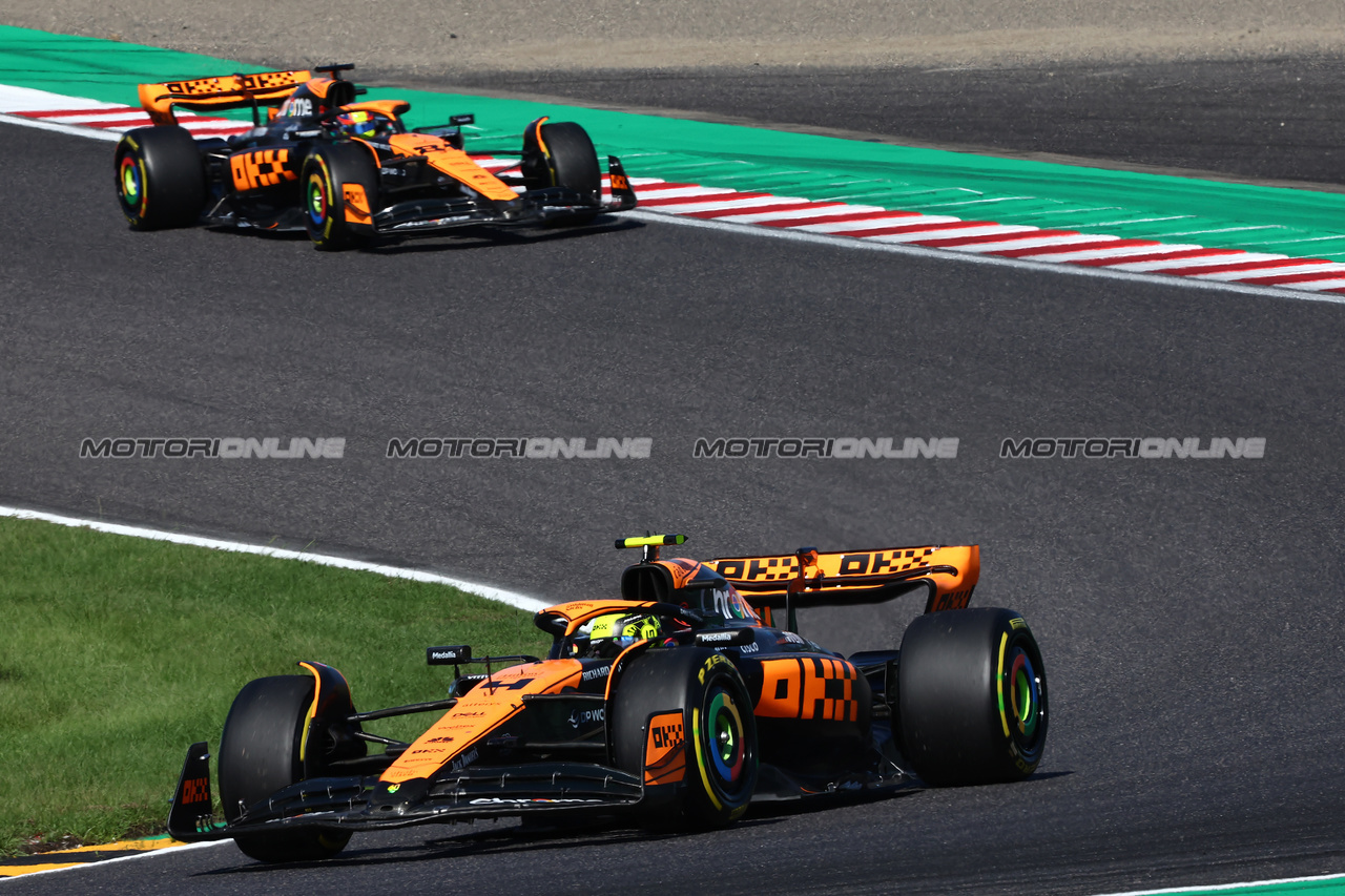 GP GIAPPONE, Lando Norris (GBR) McLaren MCL60.

24.09.2023. Formula 1 World Championship, Rd 17, Japanese Grand Prix, Suzuka, Japan, Gara Day.

- www.xpbimages.com, EMail: requests@xpbimages.com © Copyright: Charniaux / XPB Images