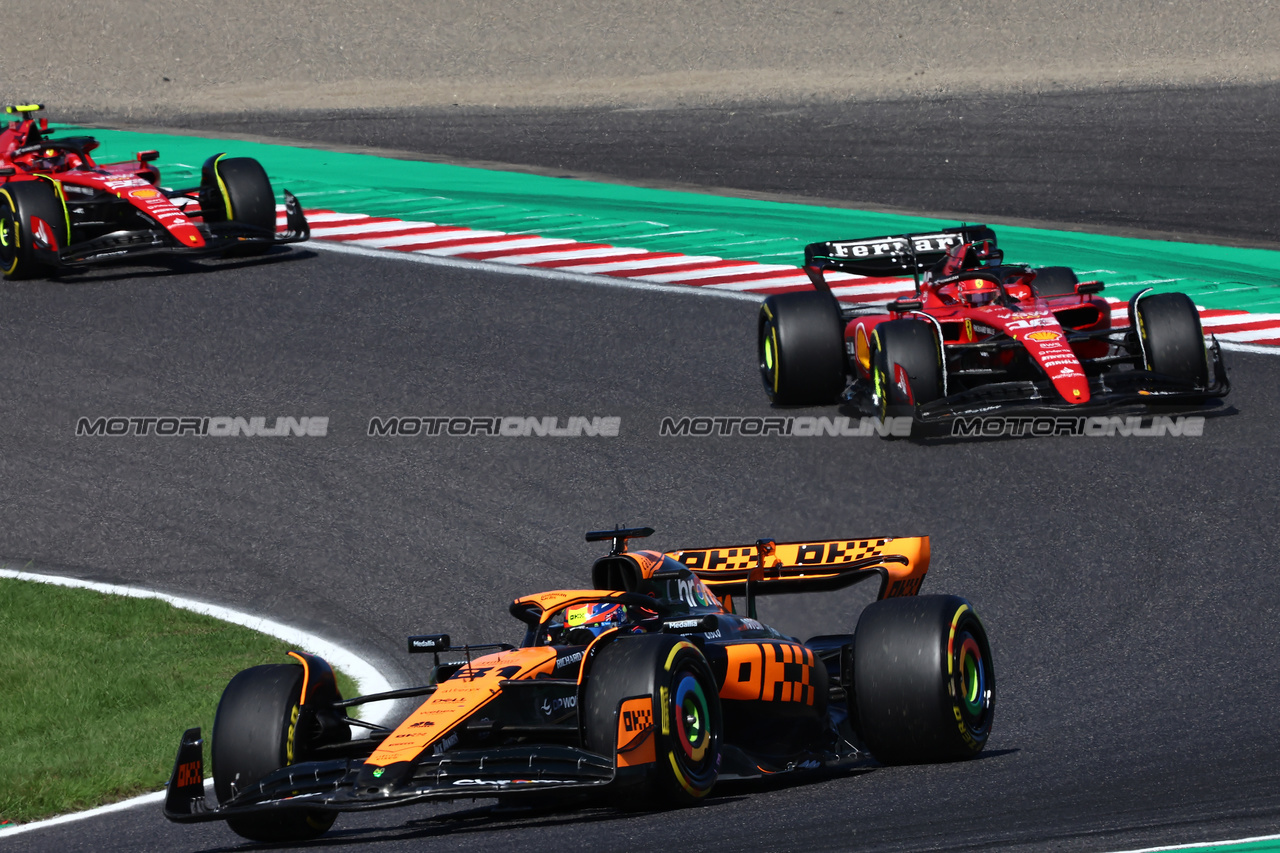 GP GIAPPONE, Oscar Piastri (AUS) McLaren MCL60.

24.09.2023. Formula 1 World Championship, Rd 17, Japanese Grand Prix, Suzuka, Japan, Gara Day.

- www.xpbimages.com, EMail: requests@xpbimages.com © Copyright: Charniaux / XPB Images