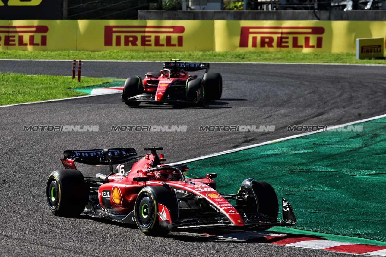 GP GIAPPONE, Charles Leclerc (MON) Ferrari SF-23.

24.09.2023. Formula 1 World Championship, Rd 17, Japanese Grand Prix, Suzuka, Japan, Gara Day.

- www.xpbimages.com, EMail: requests@xpbimages.com © Copyright: Moy / XPB Images