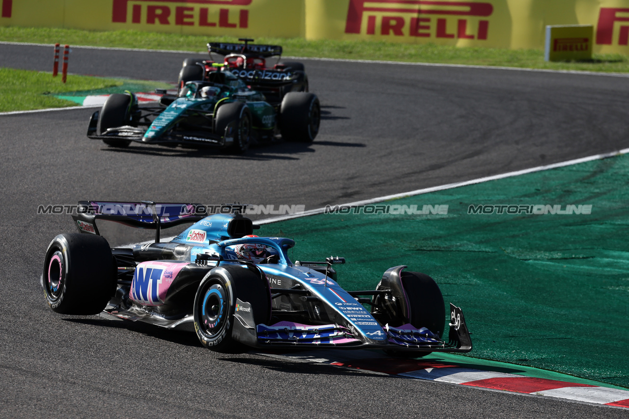 GP GIAPPONE, Esteban Ocon (FRA) Alpine F1 Team A523.

24.09.2023. Formula 1 World Championship, Rd 17, Japanese Grand Prix, Suzuka, Japan, Gara Day.

- www.xpbimages.com, EMail: requests@xpbimages.com © Copyright: Moy / XPB Images