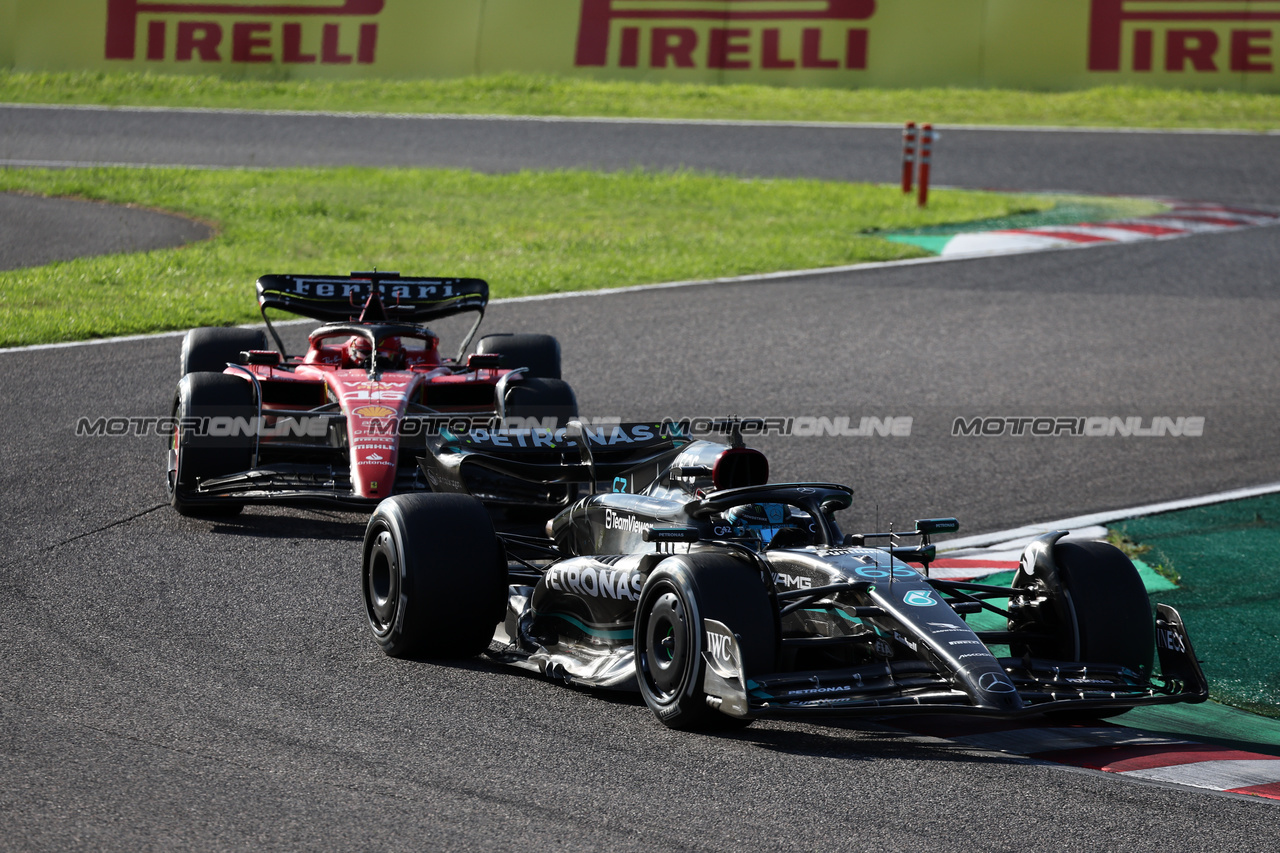 GP GIAPPONE, George Russell (GBR) Mercedes AMG F1 W14.

24.09.2023. Formula 1 World Championship, Rd 17, Japanese Grand Prix, Suzuka, Japan, Gara Day.

- www.xpbimages.com, EMail: requests@xpbimages.com © Copyright: Moy / XPB Images