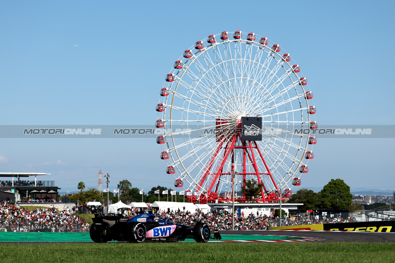 GP GIAPPONE, Pierre Gasly (FRA) Alpine F1 Team A523.

24.09.2023. Formula 1 World Championship, Rd 17, Japanese Grand Prix, Suzuka, Japan, Gara Day.

- www.xpbimages.com, EMail: requests@xpbimages.com © Copyright: Moy / XPB Images