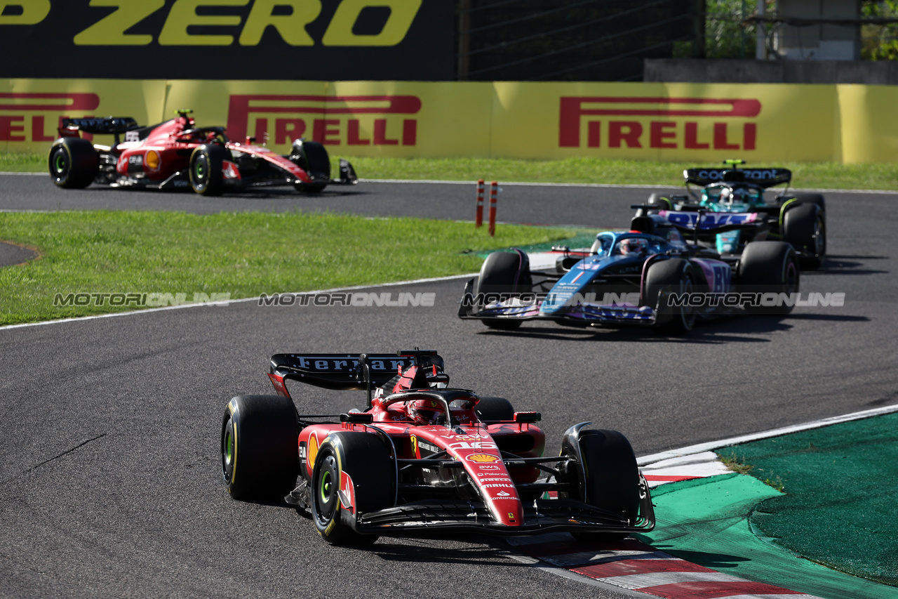 GP GIAPPONE, Charles Leclerc (MON) Ferrari SF-23.

24.09.2023. Formula 1 World Championship, Rd 17, Japanese Grand Prix, Suzuka, Japan, Gara Day.

- www.xpbimages.com, EMail: requests@xpbimages.com © Copyright: Moy / XPB Images