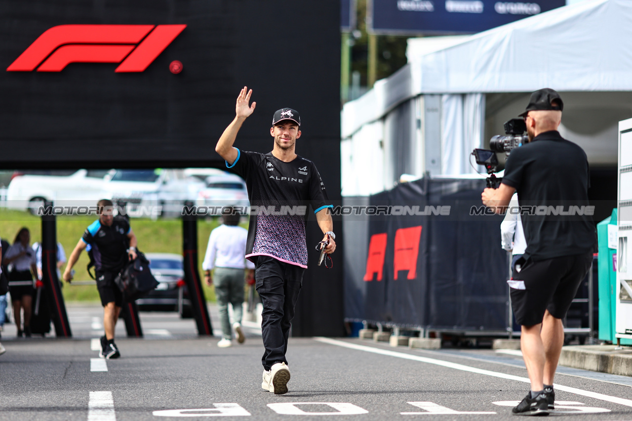 GP GIAPPONE, Pierre Gasly (FRA), Alpine F1 Team 
24.09.2023. Formula 1 World Championship, Rd 17, Japanese Grand Prix, Suzuka, Japan, Gara Day.
- www.xpbimages.com, EMail: requests@xpbimages.com © Copyright: Charniaux / XPB Images