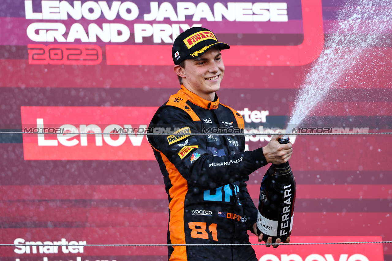 GP GIAPPONE, Oscar Piastri (AUS), McLaren 
24.09.2023. Formula 1 World Championship, Rd 17, Japanese Grand Prix, Suzuka, Japan, Gara Day.
- www.xpbimages.com, EMail: requests@xpbimages.com © Copyright: Charniaux / XPB Images