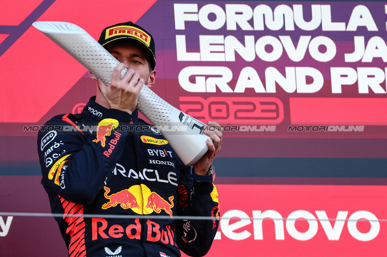 GP GIAPPONE, Max Verstappen (NLD), Red Bull Racing 
24.09.2023. Formula 1 World Championship, Rd 17, Japanese Grand Prix, Suzuka, Japan, Gara Day.
- www.xpbimages.com, EMail: requests@xpbimages.com © Copyright: Charniaux / XPB Images