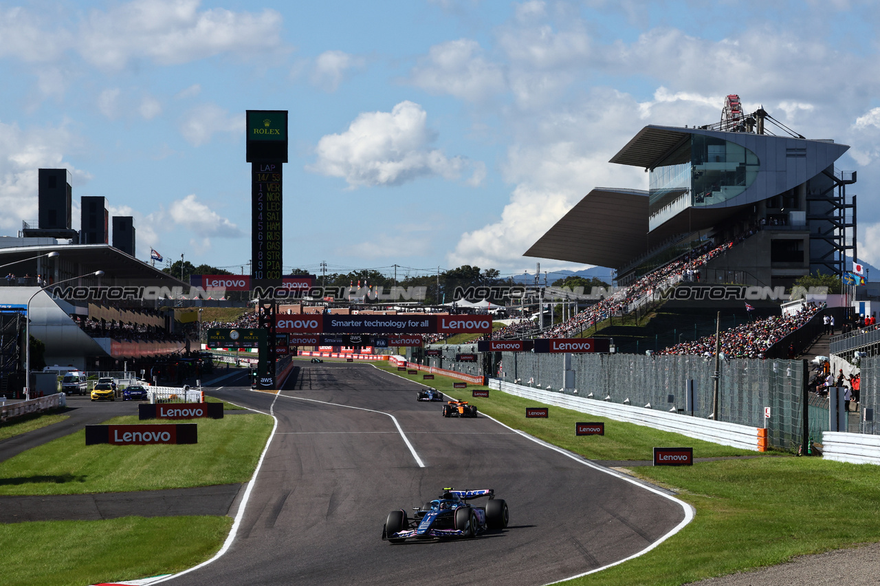 GP GIAPPONE, Pierre Gasly (FRA), Alpine F1 Team 
24.09.2023. Formula 1 World Championship, Rd 17, Japanese Grand Prix, Suzuka, Japan, Gara Day.
- www.xpbimages.com, EMail: requests@xpbimages.com © Copyright: Charniaux / XPB Images