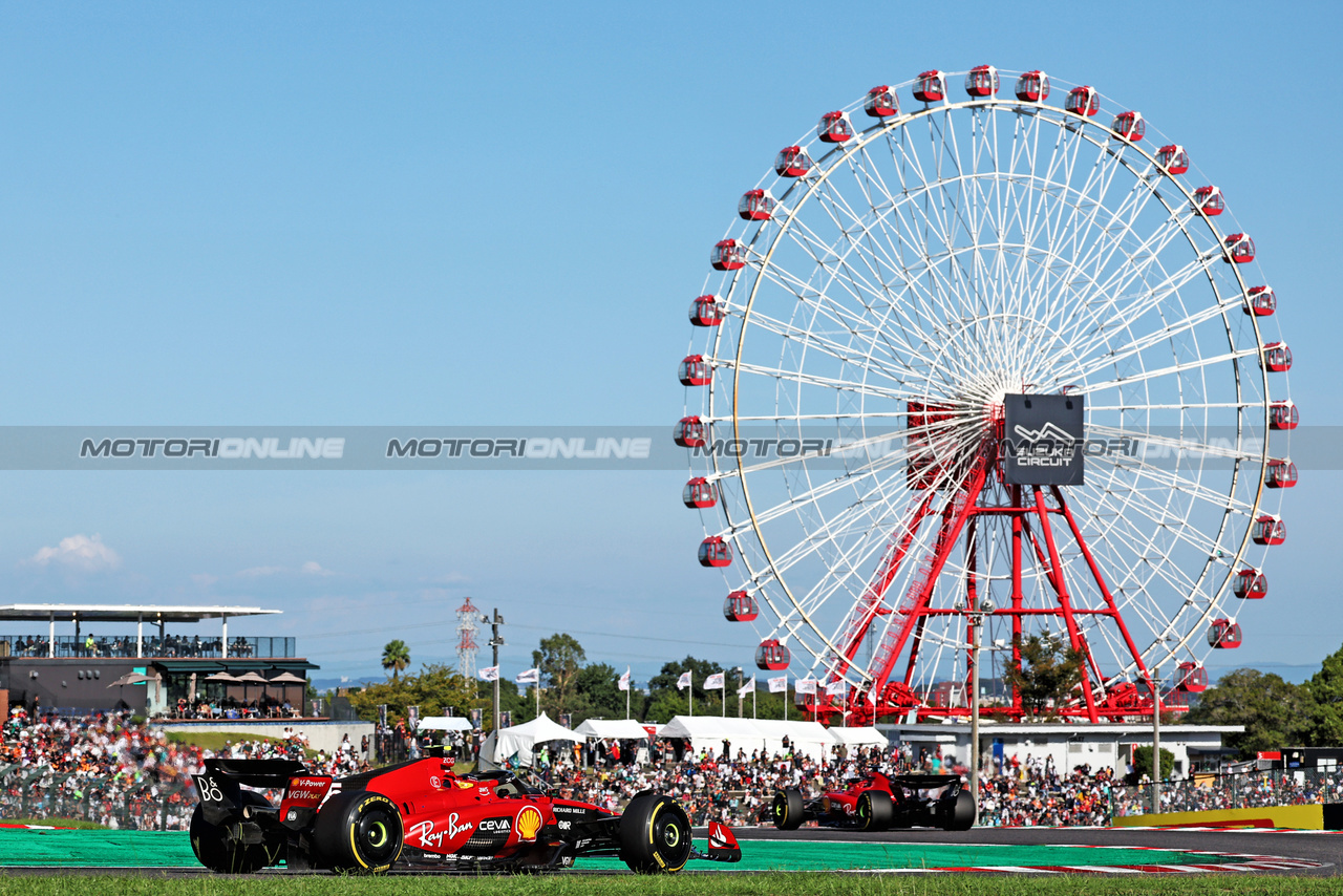 GP GIAPPONE, Carlos Sainz Jr (ESP) Ferrari SF-23.

24.09.2023. Formula 1 World Championship, Rd 17, Japanese Grand Prix, Suzuka, Japan, Gara Day.

- www.xpbimages.com, EMail: requests@xpbimages.com © Copyright: Moy / XPB Images
