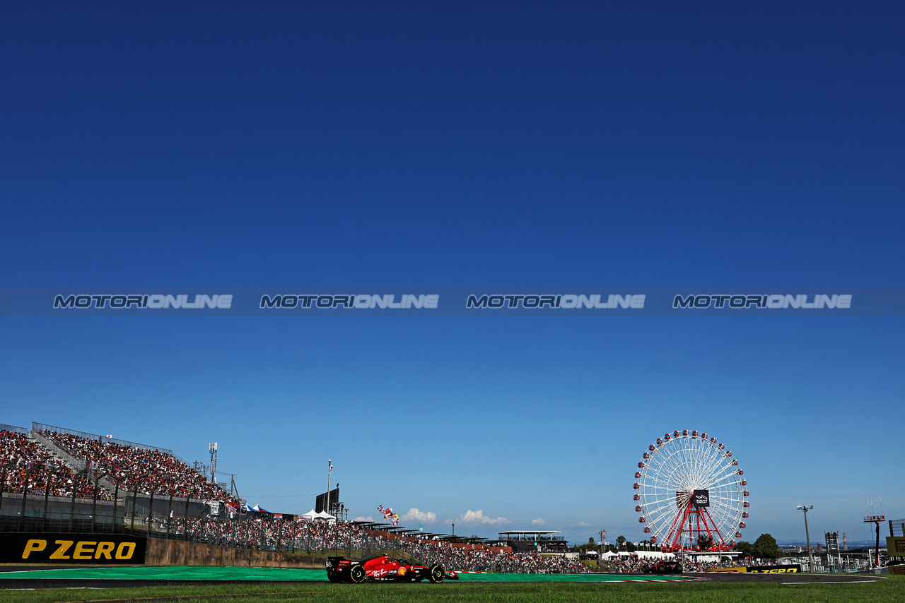 GP GIAPPONE, Carlos Sainz Jr (ESP) Ferrari SF-23.

24.09.2023. Formula 1 World Championship, Rd 17, Japanese Grand Prix, Suzuka, Japan, Gara Day.

- www.xpbimages.com, EMail: requests@xpbimages.com © Copyright: Moy / XPB Images
