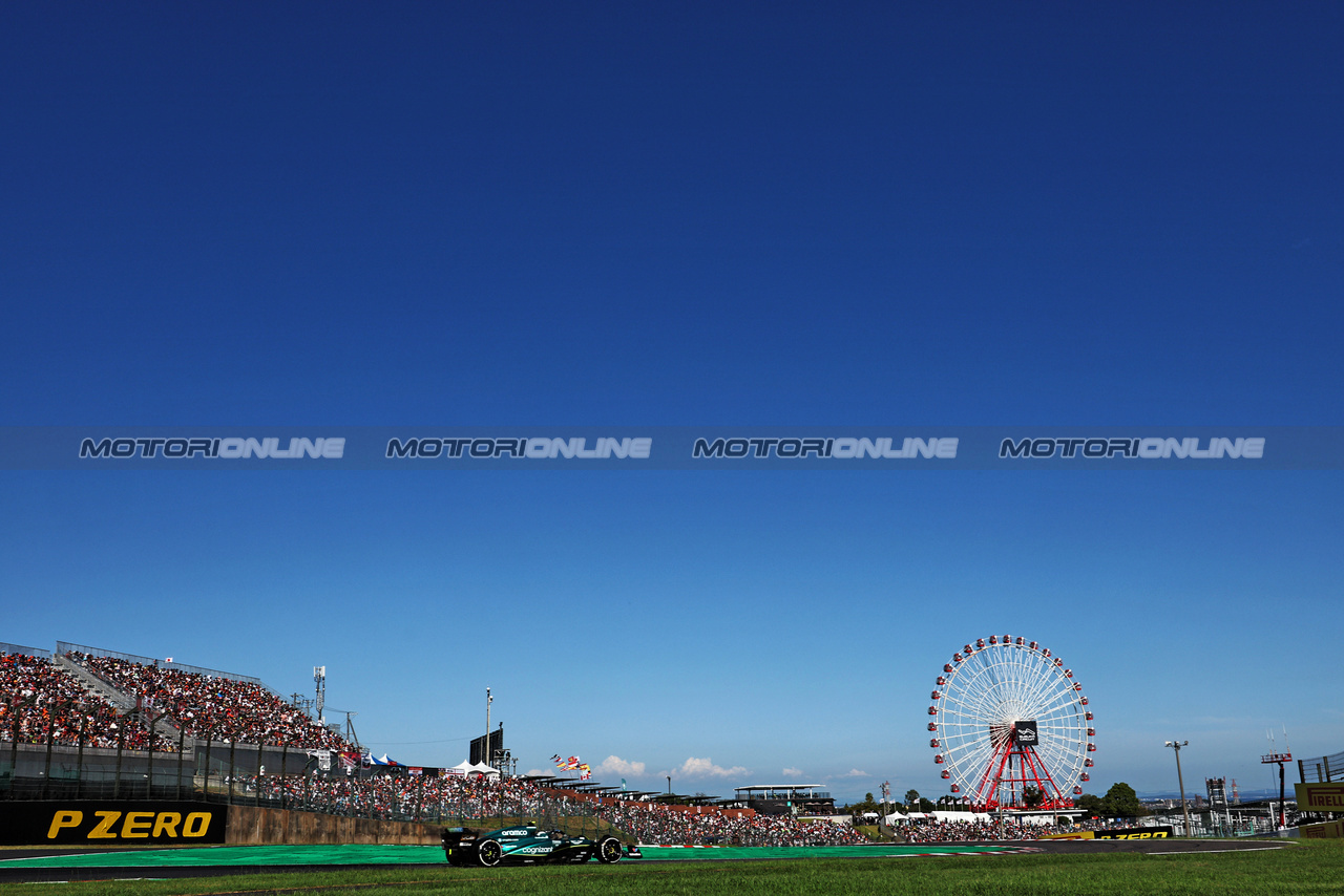 GP GIAPPONE, Fernando Alonso (ESP) Aston Martin F1 Team AMR23.

24.09.2023. Formula 1 World Championship, Rd 17, Japanese Grand Prix, Suzuka, Japan, Gara Day.

- www.xpbimages.com, EMail: requests@xpbimages.com © Copyright: Moy / XPB Images