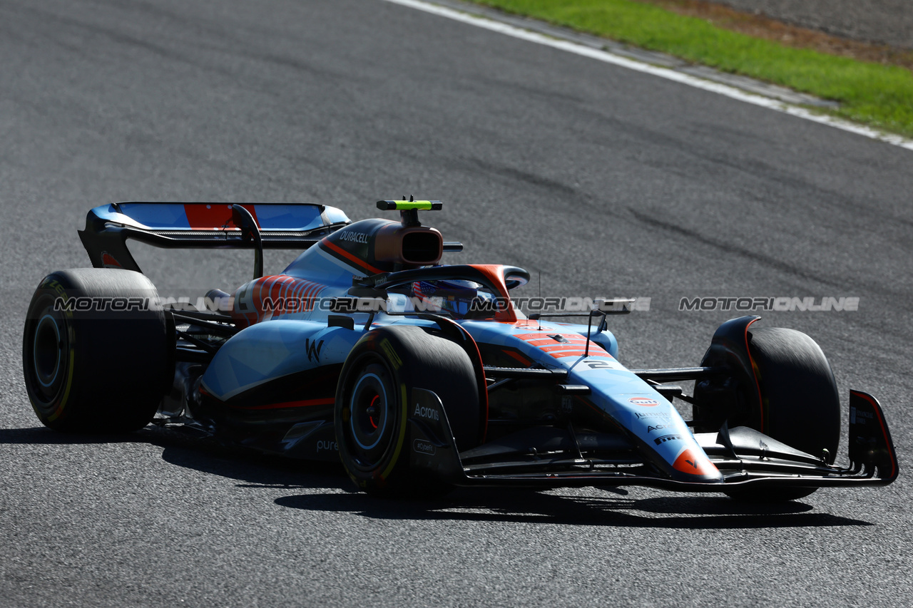 GP GIAPPONE, Logan Sargeant (USA) Williams Racing FW45.

24.09.2023. Formula 1 World Championship, Rd 17, Japanese Grand Prix, Suzuka, Japan, Gara Day.

 - www.xpbimages.com, EMail: requests@xpbimages.com © Copyright: Coates / XPB Images