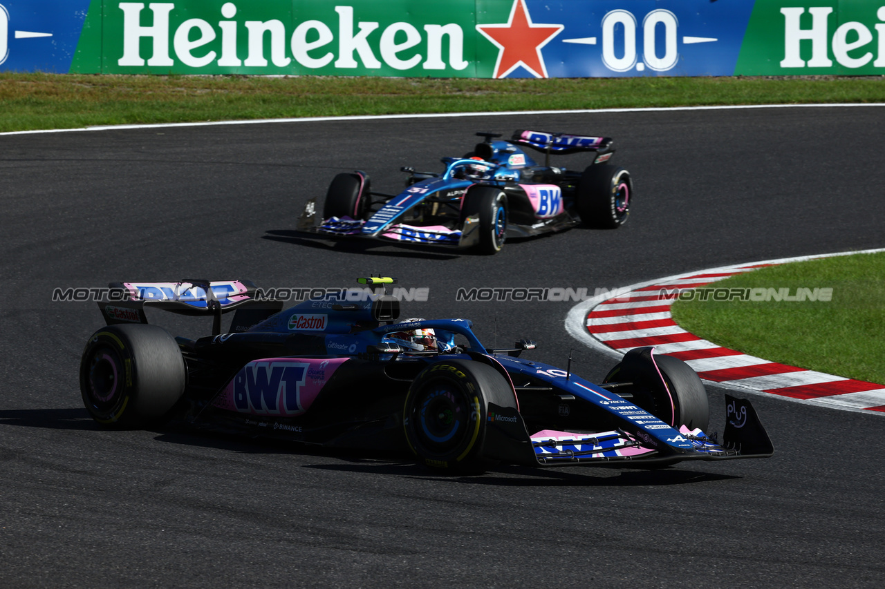 GP GIAPPONE, Pierre Gasly (FRA) Alpine F1 Team A523.

24.09.2023. Formula 1 World Championship, Rd 17, Japanese Grand Prix, Suzuka, Japan, Gara Day.

 - www.xpbimages.com, EMail: requests@xpbimages.com © Copyright: Coates / XPB Images