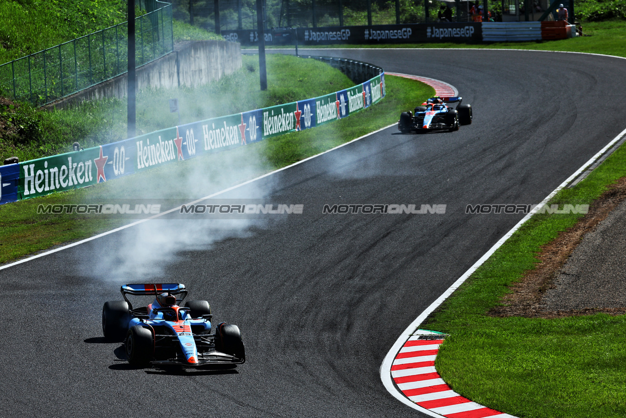 GP GIAPPONE, Alexander Albon (THA) Williams Racing FW45.

24.09.2023. Formula 1 World Championship, Rd 17, Japanese Grand Prix, Suzuka, Japan, Gara Day.

 - www.xpbimages.com, EMail: requests@xpbimages.com © Copyright: Coates / XPB Images
