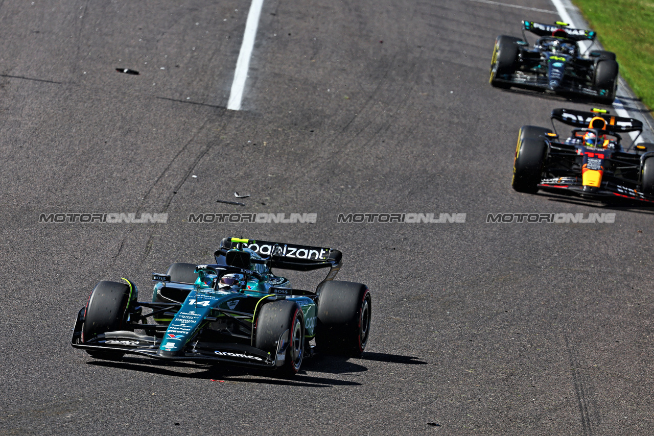 GP GIAPPONE, Fernando Alonso (ESP) Aston Martin F1 Team AMR23.

24.09.2023. Formula 1 World Championship, Rd 17, Japanese Grand Prix, Suzuka, Japan, Gara Day.

- www.xpbimages.com, EMail: requests@xpbimages.com © Copyright: Batchelor / XPB Images