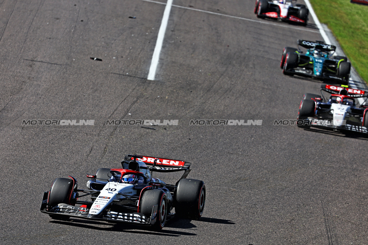 GP GIAPPONE, Liam Lawson (NZL) AlphaTauri AT04.

24.09.2023. Formula 1 World Championship, Rd 17, Japanese Grand Prix, Suzuka, Japan, Gara Day.

- www.xpbimages.com, EMail: requests@xpbimages.com © Copyright: Batchelor / XPB Images