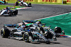 GP GIAPPONE, (L to R): George Russell (GBR) Mercedes AMG F1 W14 e team mate Lewis Hamilton (GBR) Mercedes AMG F1 W14 battle for position.
24.09.2023. Formula 1 World Championship, Rd 17, Japanese Grand Prix, Suzuka, Japan, Gara Day.
- www.xpbimages.com, EMail: requests@xpbimages.com © Copyright: Moy / XPB Images