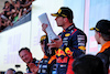 GP GIAPPONE, Gara winner Max Verstappen (NLD) Red Bull Racing celebrates on the podium with the kiss illuminated trophy.
24.09.2023. Formula 1 World Championship, Rd 17, Japanese Grand Prix, Suzuka, Japan, Gara Day.
- www.xpbimages.com, EMail: requests@xpbimages.com © Copyright: Moy / XPB Images