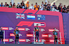 GP GIAPPONE, The podium (L to R): Christian Horner (GBR) Red Bull Racing Team Principal; Lando Norris (GBR) McLaren, second; Max Verstappen (NLD) Red Bull Racing, vincitore; Oscar Piastri (AUS) McLaren, third.
24.09.2023. Formula 1 World Championship, Rd 17, Japanese Grand Prix, Suzuka, Japan, Gara Day.
 - www.xpbimages.com, EMail: requests@xpbimages.com © Copyright: Coates / XPB Images