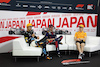 GP GIAPPONE, (L to R): Lando Norris (GBR) McLaren; Max Verstappen (NLD) Red Bull Racing; e Oscar Piastri (AUS) McLaren, in the post race FIA Press Conference.
24.09.2023. Formula 1 World Championship, Rd 17, Japanese Grand Prix, Suzuka, Japan, Gara Day.
- www.xpbimages.com, EMail: requests@xpbimages.com © Copyright: Moy / XPB Images