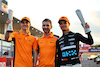 GP GIAPPONE, (L to R): Oscar Piastri (AUS) McLaren celebrates his third position with Andrea Stella (ITA) McLaren Team Principal e second placed team mate Lando Norris (GBR) McLaren.
24.09.2023. Formula 1 World Championship, Rd 17, Japanese Grand Prix, Suzuka, Japan, Gara Day.
- www.xpbimages.com, EMail: requests@xpbimages.com © Copyright: Batchelor / XPB Images