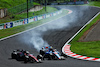 GP GIAPPONE, (L to R): Valtteri Bottas (FIN) Alfa Romeo F1 Team C43 e Logan Sargeant (USA) Williams Racing FW45 battle for position.
24.09.2023. Formula 1 World Championship, Rd 17, Japanese Grand Prix, Suzuka, Japan, Gara Day.
 - www.xpbimages.com, EMail: requests@xpbimages.com © Copyright: Coates / XPB Images