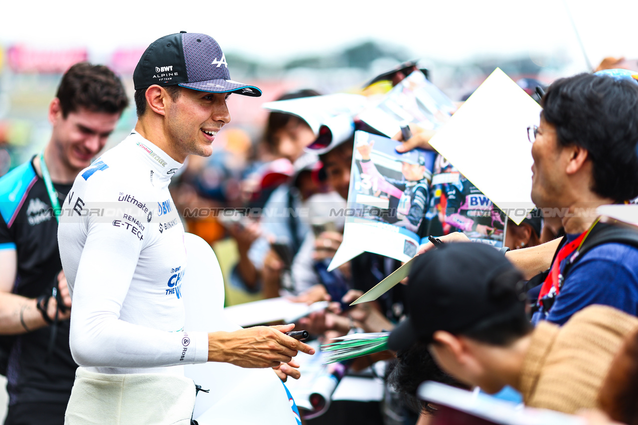 GP GIAPPONE, Esteban Ocon (FRA), Alpine F1 Team 
21.09.2023. Formula 1 World Championship, Rd 17, Japanese Grand Prix, Suzuka, Japan, Preparation Day.
- www.xpbimages.com, EMail: requests@xpbimages.com © Copyright: Charniaux / XPB Images