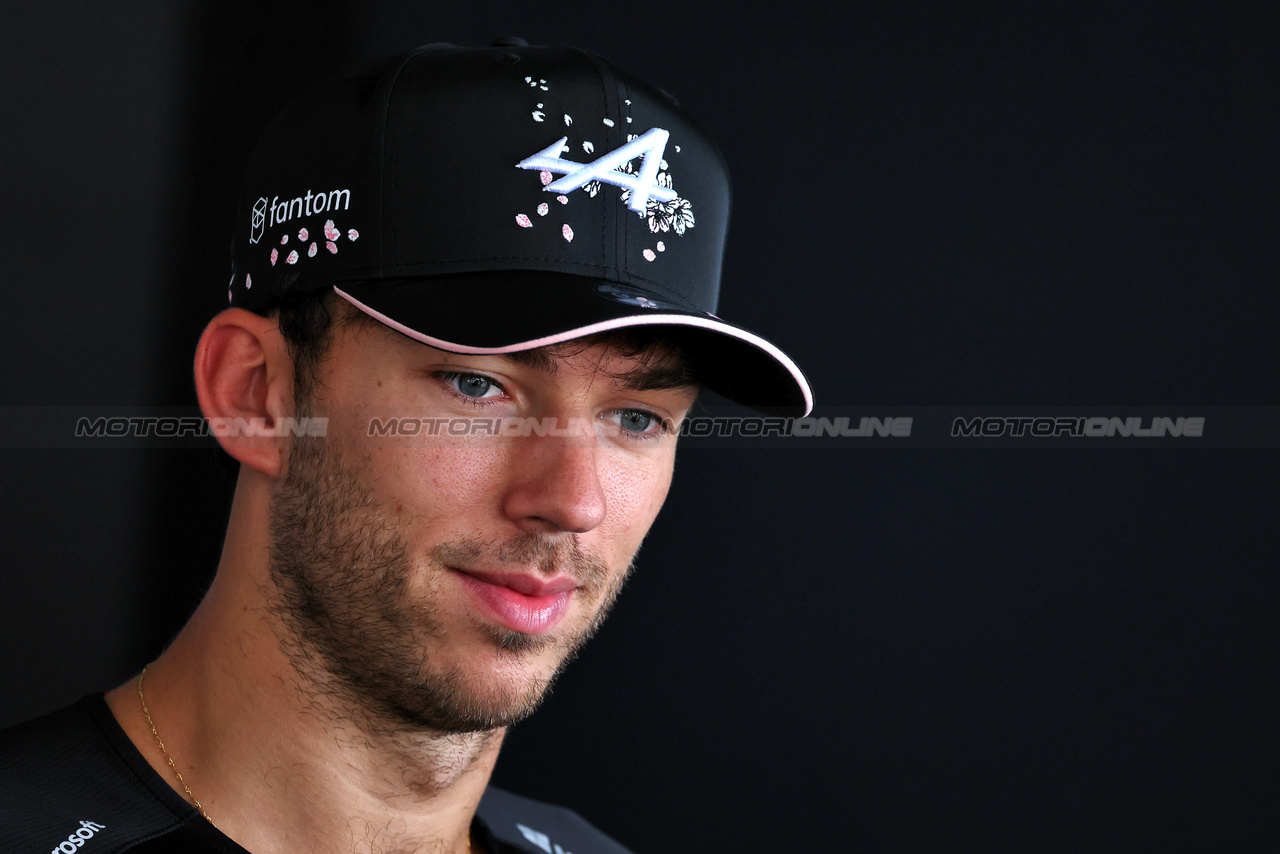 GP GIAPPONE, Pierre Gasly (FRA) Alpine F1 Team.

21.09.2023. Formula 1 World Championship, Rd 17, Japanese Grand Prix, Suzuka, Japan, Preparation Day.

- www.xpbimages.com, EMail: requests@xpbimages.com © Copyright: Moy / XPB Images