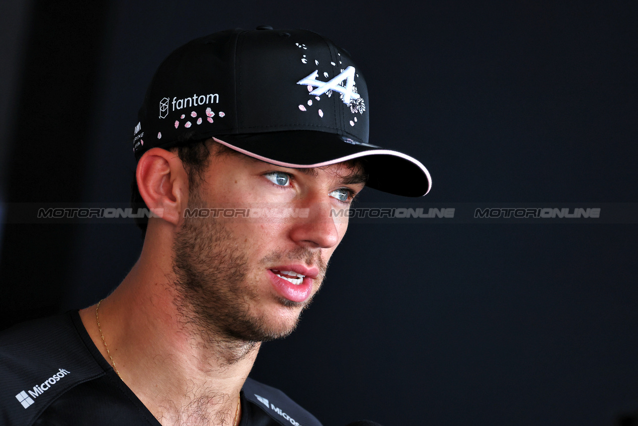GP GIAPPONE, Pierre Gasly (FRA) Alpine F1 Team.

21.09.2023. Formula 1 World Championship, Rd 17, Japanese Grand Prix, Suzuka, Japan, Preparation Day.

- www.xpbimages.com, EMail: requests@xpbimages.com © Copyright: Moy / XPB Images