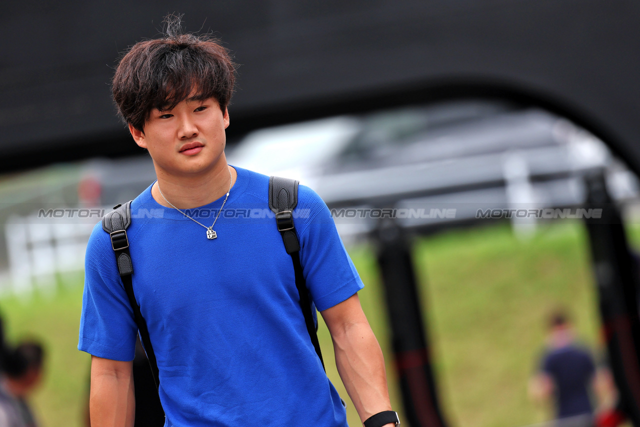 GP GIAPPONE, Yuki Tsunoda (JPN) AlphaTauri.

21.09.2023. Formula 1 World Championship, Rd 17, Japanese Grand Prix, Suzuka, Japan, Preparation Day.

- www.xpbimages.com, EMail: requests@xpbimages.com © Copyright: Moy / XPB Images