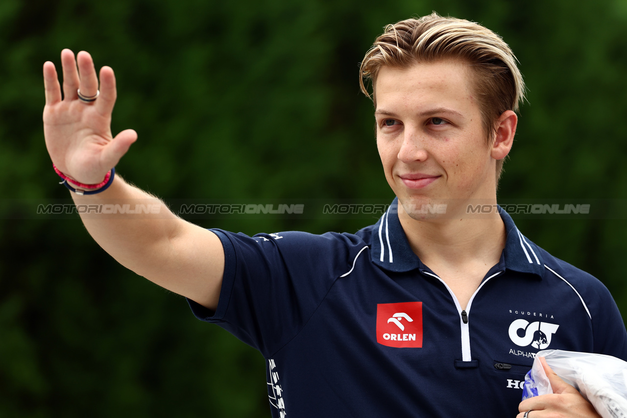 GP GIAPPONE, Liam Lawson (NZL) AlphaTauri.

21.09.2023. Formula 1 World Championship, Rd 17, Japanese Grand Prix, Suzuka, Japan, Preparation Day.

- www.xpbimages.com, EMail: requests@xpbimages.com © Copyright: Batchelor / XPB Images