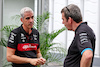 GP GIAPPONE, (L to R): Alessandro Alunni Bravi (ITA) Alfa Romeo F1 Team Managing Director e Team Representative with Bruno Famin (FRA) Alpine Motorsports Vice President.
21.09.2023. Formula 1 World Championship, Rd 17, Japanese Grand Prix, Suzuka, Japan, Preparation Day.
- www.xpbimages.com, EMail: requests@xpbimages.com © Copyright: Moy / XPB Images