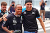 GP GIAPPONE, (L to R): Lewis Hamilton (GBR) Mercedes AMG F1 e Esteban Ocon (FRA) Alpine F1 Team with radio controlled cars.
21.09.2023. Formula 1 World Championship, Rd 17, Japanese Grand Prix, Suzuka, Japan, Preparation Day.
 - www.xpbimages.com, EMail: requests@xpbimages.com © Copyright: Coates / XPB Images