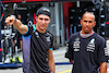 GP GIAPPONE, (L to R): Esteban Ocon (FRA) Alpine F1 Team e Lewis Hamilton (GBR) Mercedes AMG F1 with radio controlled cars.
21.09.2023. Formula 1 World Championship, Rd 17, Japanese Grand Prix, Suzuka, Japan, Preparation Day.
 - www.xpbimages.com, EMail: requests@xpbimages.com © Copyright: Coates / XPB Images