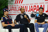 GP GIAPPONE, (L to R): Sergio Perez (MEX) Red Bull Racing; Lewis Hamilton (GBR) Mercedes AMG F1; e Esteban Ocon (FRA) Alpine F1 Team, in the FIA Press Conference.
21.09.2023. Formula 1 World Championship, Rd 17, Japanese Grand Prix, Suzuka, Japan, Preparation Day.
- www.xpbimages.com, EMail: requests@xpbimages.com © Copyright: Batchelor / XPB Images
