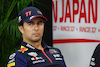 GP GIAPPONE, Sergio Perez (MEX) Red Bull Racing in the FIA Press Conference.
21.09.2023. Formula 1 World Championship, Rd 17, Japanese Grand Prix, Suzuka, Japan, Preparation Day.
- www.xpbimages.com, EMail: requests@xpbimages.com © Copyright: Batchelor / XPB Images