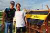 GP GIAPPONE, (L to R): Esteban Ocon (FRA) Alpine F1 Team with Sebastian Vettel (GER) - Bee Hotel at Buzzin' Corner. 
21.09.2023. Formula 1 World Championship, Rd 17, Japanese Grand Prix, Suzuka, Japan, Preparation Day.
- www.xpbimages.com, EMail: requests@xpbimages.com © Copyright: Batchelor / XPB Images