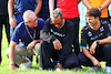 GP GIAPPONE, (L to R): Stefano Domenicali (ITA) Formula One President e CEO with Lewis Hamilton (GBR) Mercedes AMG F1 e Pierre Gasly (FRA) Alpine F1 Team - Bee Hotel at Buzzin' Corner. 
21.09.2023. Formula 1 World Championship, Rd 17, Japanese Grand Prix, Suzuka, Japan, Preparation Day.
- www.xpbimages.com, EMail: requests@xpbimages.com © Copyright: Batchelor / XPB Images