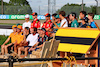 GP GIAPPONE, Sebastian Vettel (GER) with drivers - Bee Hotel at Buzzin' Corner. 
21.09.2023. Formula 1 World Championship, Rd 17, Japanese Grand Prix, Suzuka, Japan, Preparation Day.
- www.xpbimages.com, EMail: requests@xpbimages.com © Copyright: Batchelor / XPB Images