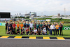GP GIAPPONE, A drivers' e team personnel group photograph with Sebastian Vettel (GER) - Bee Hotel at Buzzin' Corner. 
21.09.2023. Formula 1 World Championship, Rd 17, Japanese Grand Prix, Suzuka, Japan, Preparation Day.
- www.xpbimages.com, EMail: requests@xpbimages.com © Copyright: Batchelor / XPB Images