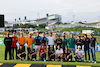 GP GIAPPONE, A drivers' group photograph with Sebastian Vettel (GER) - Bee Hotel at Buzzin' Corner. 
21.09.2023. Formula 1 World Championship, Rd 17, Japanese Grand Prix, Suzuka, Japan, Preparation Day.
- www.xpbimages.com, EMail: requests@xpbimages.com © Copyright: Batchelor / XPB Images