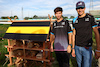 GP GIAPPONE, (L to R): Pierre Gasly (FRA) Alpine F1 Team with Esteban Ocon (FRA) Alpine F1 Team - Bee Hotel at Buzzin' Corner. 
21.09.2023. Formula 1 World Championship, Rd 17, Japanese Grand Prix, Suzuka, Japan, Preparation Day.
- www.xpbimages.com, EMail: requests@xpbimages.com © Copyright: Batchelor / XPB Images