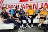 GP GIAPPONE, (L to R): Nico Hulkenberg (GER) Haas F1 Team; Alexander Albon (THA) Williams Racing FW45; Yuki Tsunoda (JPN) AlphaTauri; Lando Norris (GBR) McLaren; e Oscar Piastri (AUS) McLaren, in the FIA Press Conference.
21.09.2023. Formula 1 World Championship, Rd 17, Japanese Grand Prix, Suzuka, Japan, Preparation Day.
- www.xpbimages.com, EMail: requests@xpbimages.com © Copyright: Batchelor / XPB Images