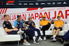 GP GIAPPONE, (L to R): Nico Hulkenberg (GER) Haas F1 Team; Alexander Albon (THA) Williams Racing FW45; Yuki Tsunoda (JPN) AlphaTauri; Lando Norris (GBR) McLaren; e Oscar Piastri (AUS) McLaren, in the FIA Press Conference.
21.09.2023. Formula 1 World Championship, Rd 17, Japanese Grand Prix, Suzuka, Japan, Preparation Day.
- www.xpbimages.com, EMail: requests@xpbimages.com © Copyright: Batchelor / XPB Images