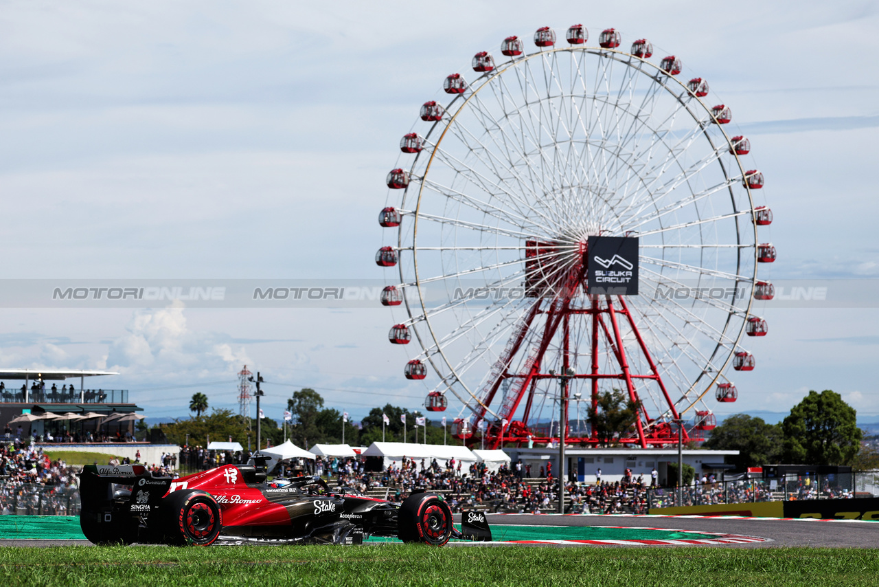 GP GIAPPONE, Valtteri Bottas (FIN) Alfa Romeo F1 Team C43.

23.09.2023. Formula 1 World Championship, Rd 17, Japanese Grand Prix, Suzuka, Japan, Qualifiche Day.

- www.xpbimages.com, EMail: requests@xpbimages.com © Copyright: Moy / XPB Images