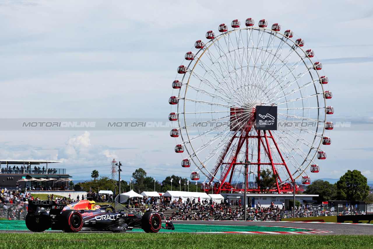 GP GIAPPONE, Max Verstappen (NLD) Red Bull Racing RB19.

23.09.2023. Formula 1 World Championship, Rd 17, Japanese Grand Prix, Suzuka, Japan, Qualifiche Day.

- www.xpbimages.com, EMail: requests@xpbimages.com © Copyright: Moy / XPB Images