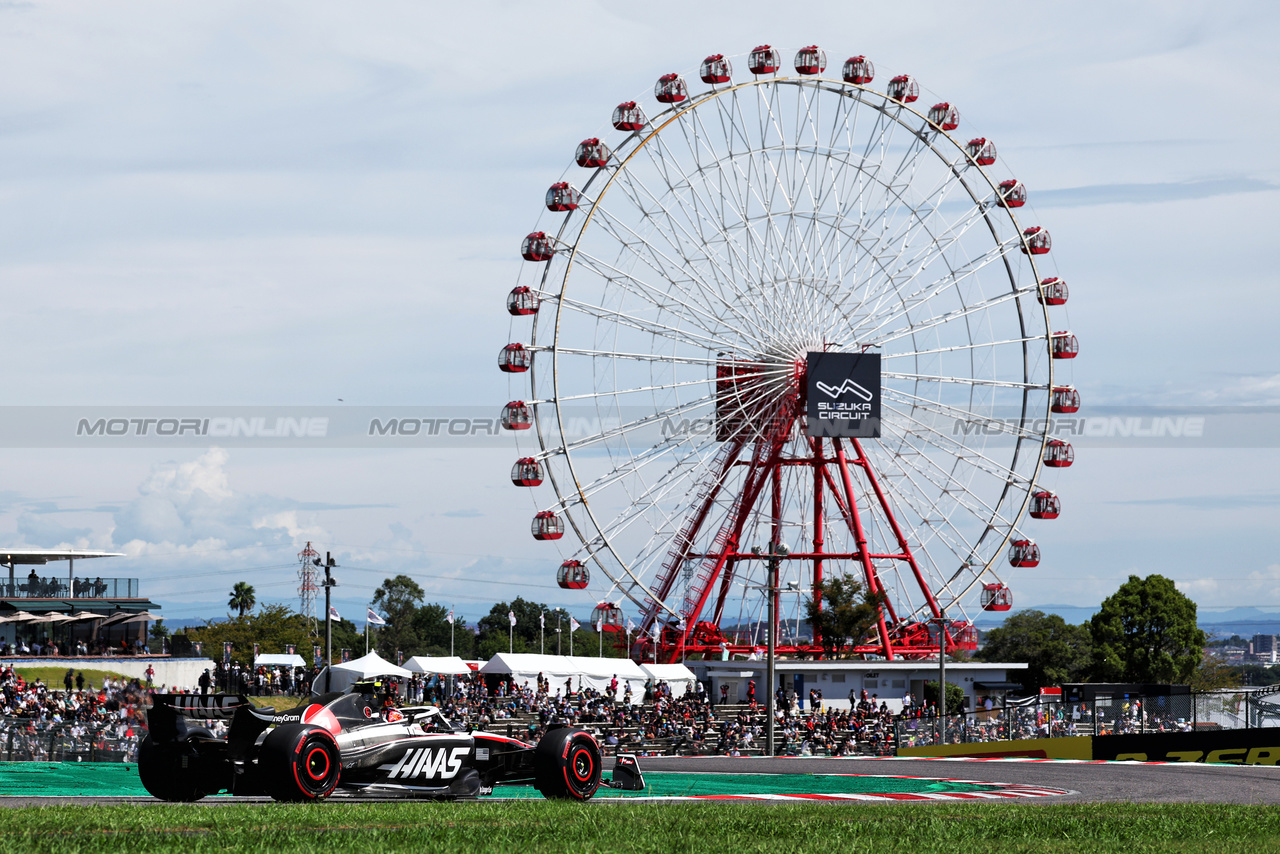GP GIAPPONE, Nico Hulkenberg (GER) Haas VF-23.

23.09.2023. Formula 1 World Championship, Rd 17, Japanese Grand Prix, Suzuka, Japan, Qualifiche Day.

- www.xpbimages.com, EMail: requests@xpbimages.com © Copyright: Moy / XPB Images