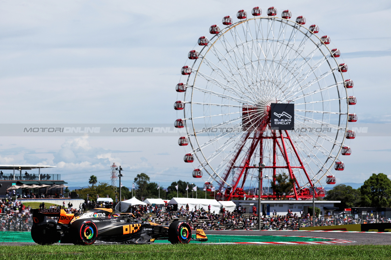 GP GIAPPONE, Oscar Piastri (AUS) McLaren MCL60.

23.09.2023. Formula 1 World Championship, Rd 17, Japanese Grand Prix, Suzuka, Japan, Qualifiche Day.

- www.xpbimages.com, EMail: requests@xpbimages.com © Copyright: Moy / XPB Images