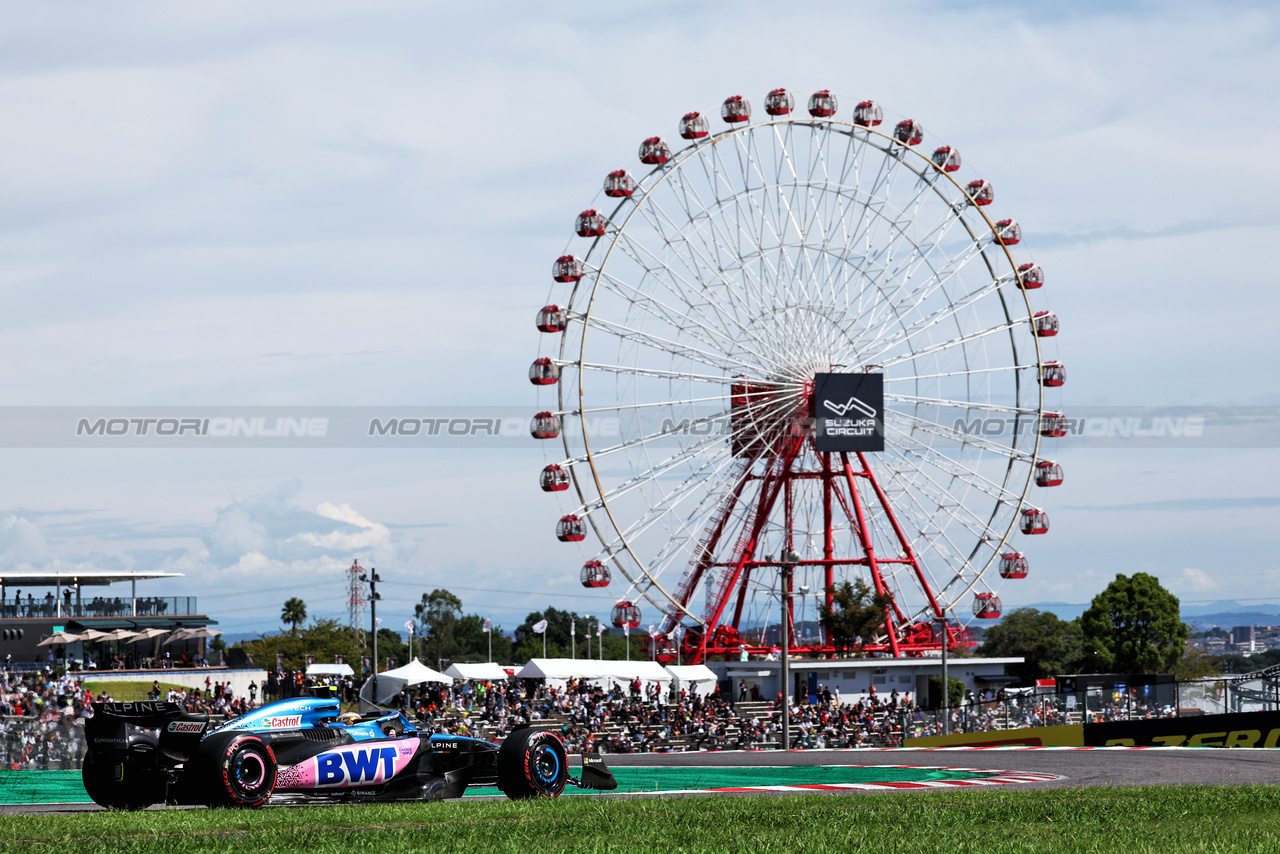 GP GIAPPONE, Pierre Gasly (FRA) Alpine F1 Team A523.

23.09.2023. Formula 1 World Championship, Rd 17, Japanese Grand Prix, Suzuka, Japan, Qualifiche Day.

- www.xpbimages.com, EMail: requests@xpbimages.com © Copyright: Moy / XPB Images